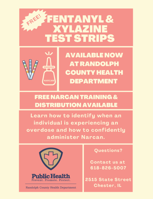 Fentanyl + Xylazine Test Strip Flyer