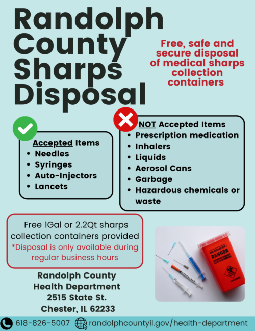 RCHD Sharps Disposal Program