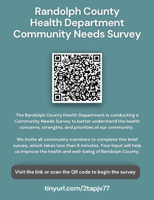Randolph County Health Department Community Needs Survey Randolph County Health Department Community Needs Survey